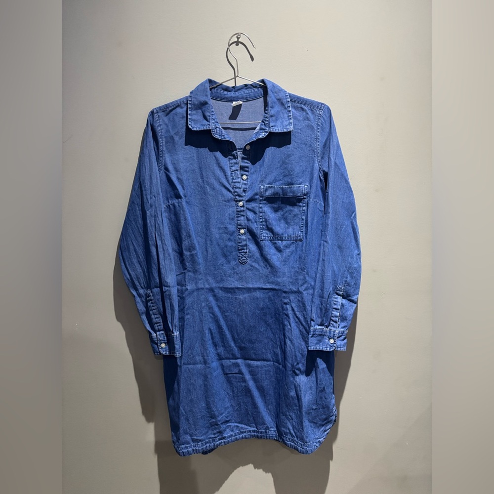 Old Navy Jean Mini Shirt Dress